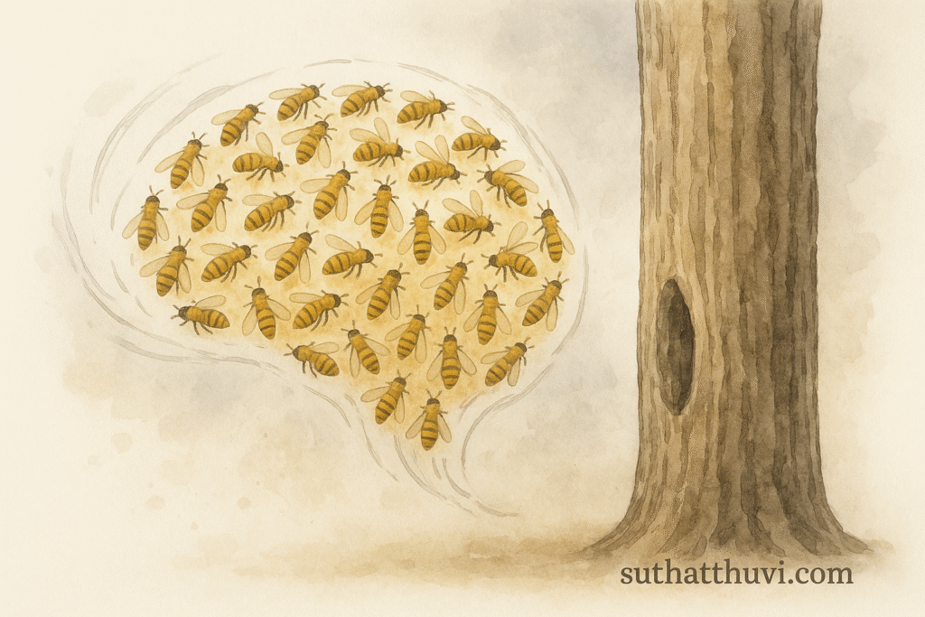 Tổ ong hoạt động như một bộ não có hàng nghìn nơ-ron biết bay Tổ ong hoạt động như một bộ não có hàng nghìn nơ-ron biết bay