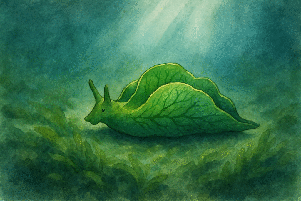 Có loài sên biển đánh cắp gene của tảo và quang hợp như cây Có loài sên biển đánh cắp gene của tảo và quang hợp như cây