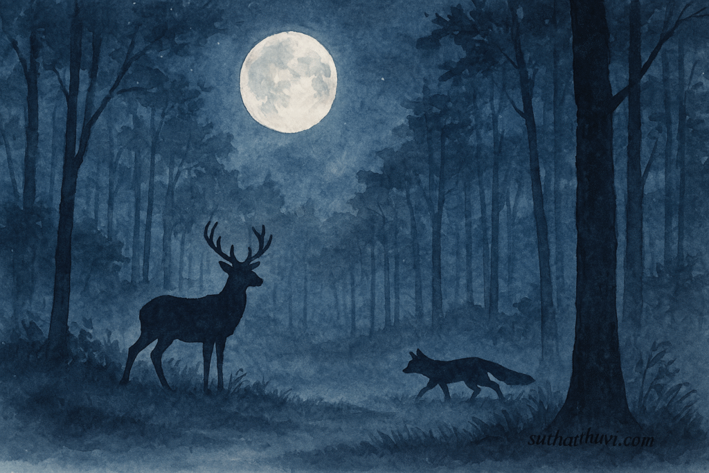 Ánh trăng yếu ớt nhưng có thể điều khiển hành vi của động vật và con người