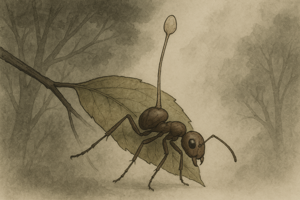 Một loài nấm có thể điều khiển hành vi của kiến, biến chúng thành ‘xác sống’ để phát tán bào tử Một loài nấm có thể điều khiển hành vi của kiến, biến chúng thành ‘xác sống’ để phát tán bào tử