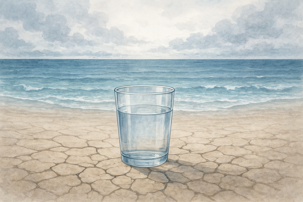 Chỉ khoảng 1 % nước trên Trái Đất thực sự có thể uống được