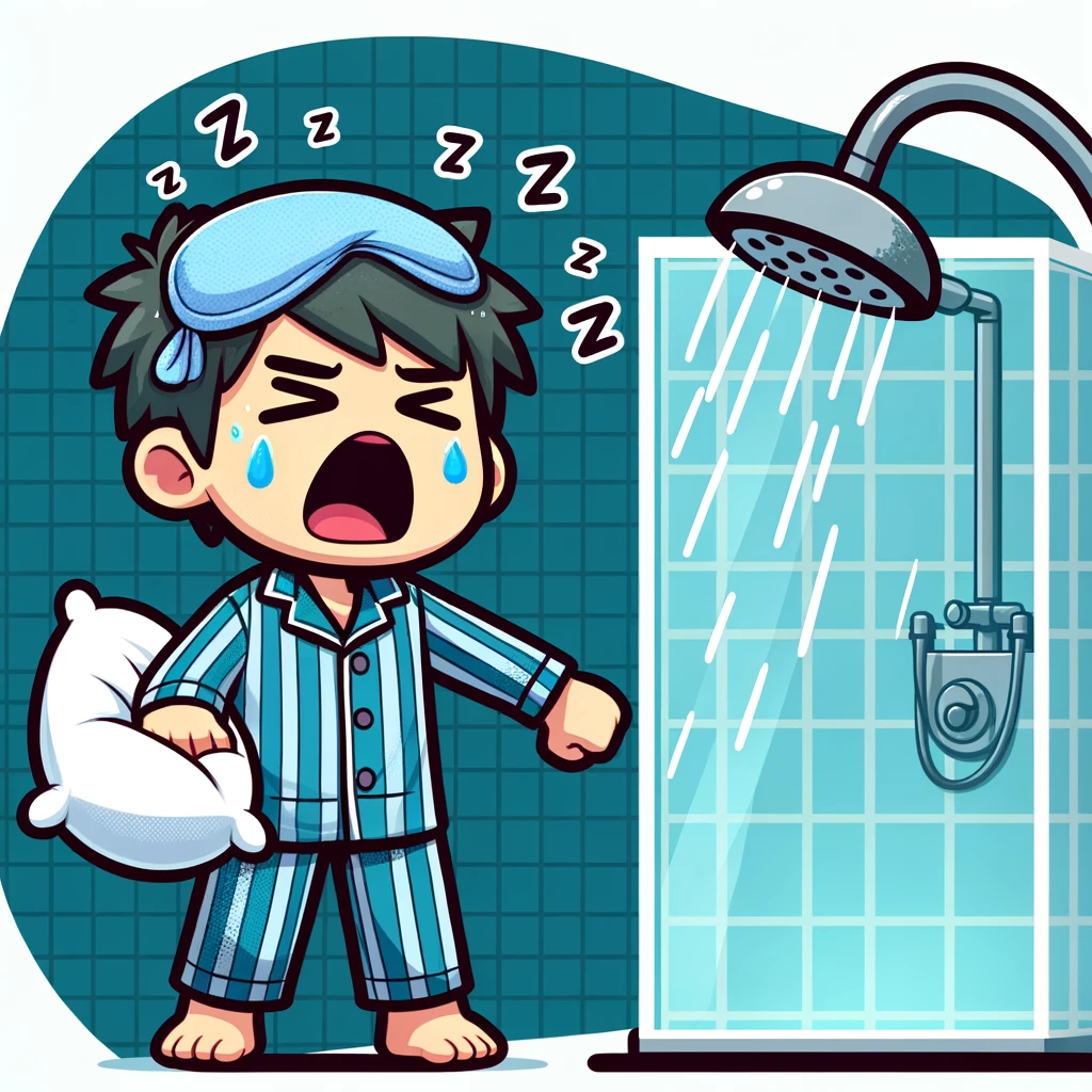Không nên tắm khi cảm thấy vô cùng mệt mỏi hoặc buồn ngủ