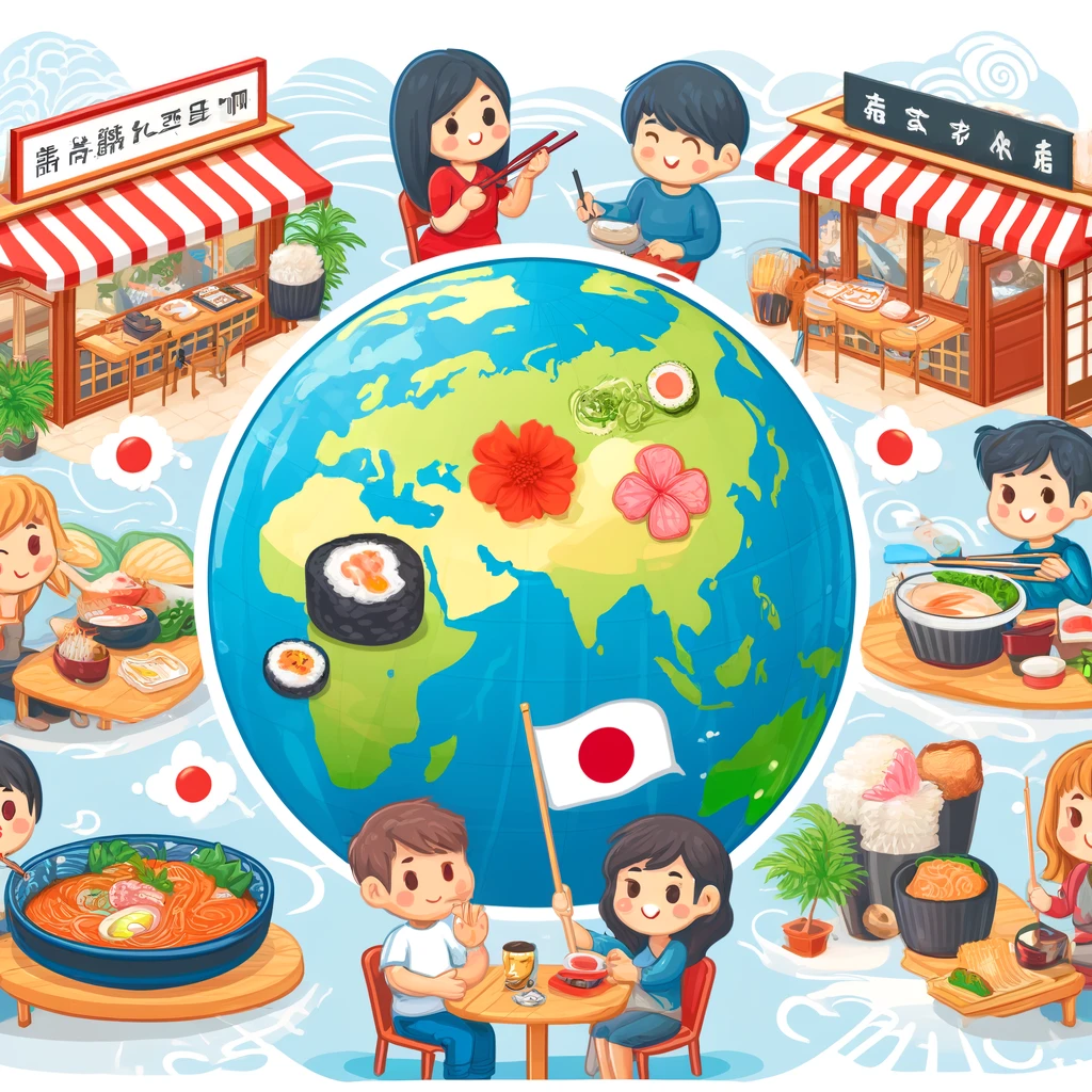 Ảnh hưởng và sự phổ biến toàn cầu của ẩm thực Nhật Bản