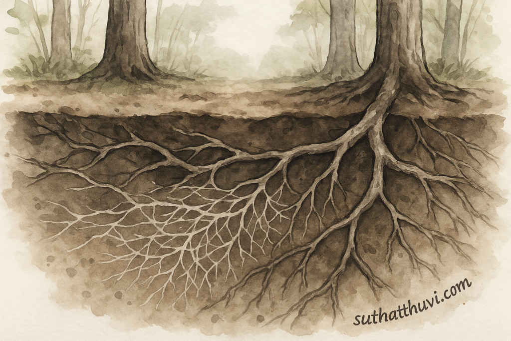 Một cây nấm có thể kết nối cả khu rừng như mạng internet ngầm